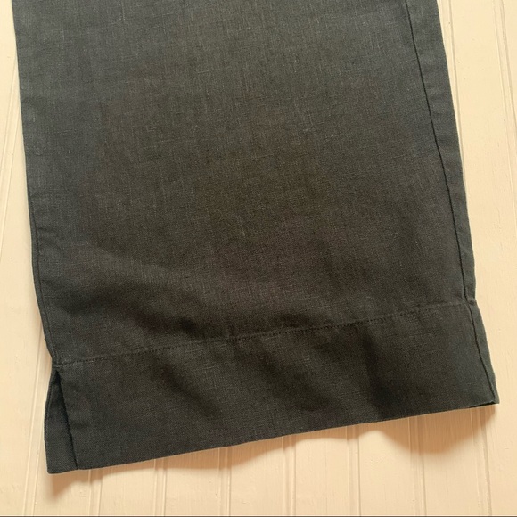 J Jill ~Love Linen Tall Black Pants - Picture 7 of 9